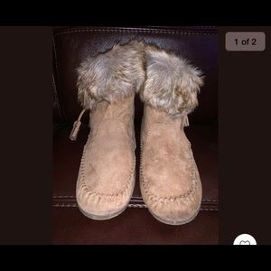 WOMENS MADDEN GIRL SLIP-ON ANKLE BOOTIES  SIZE 7